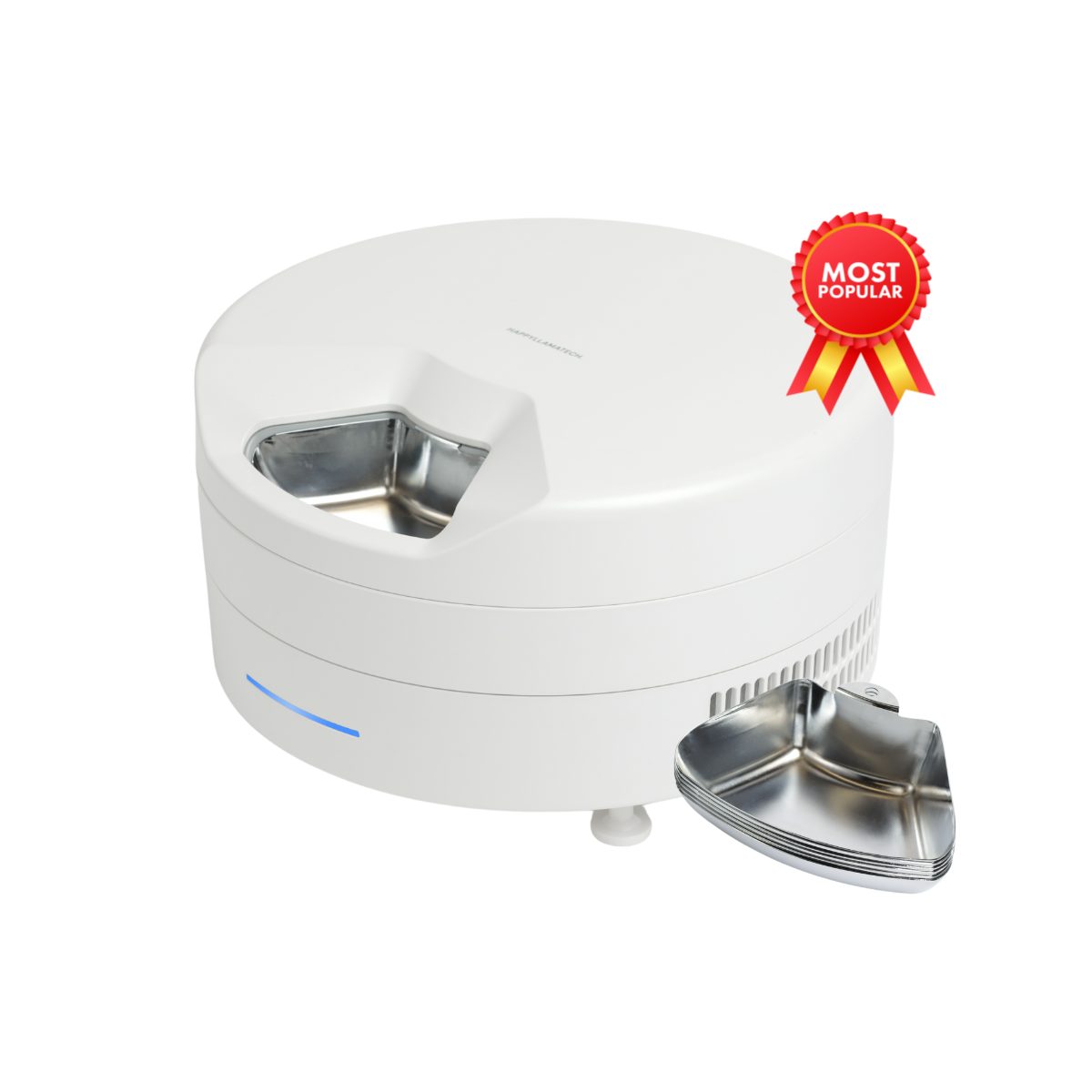 SoCool® Refrigerated Smart Feeder + 6 Pack Stainless Steel Inserts (silicone lids not included)